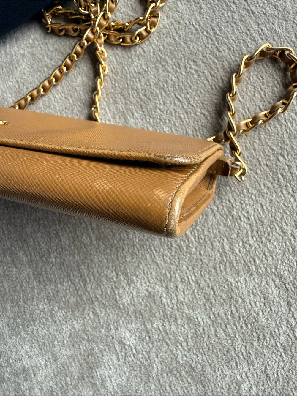 Prada tan brown